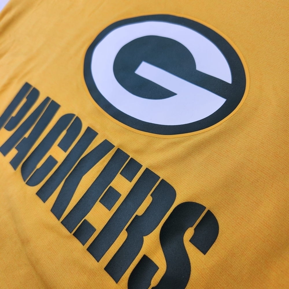 Nike Gold Women's Dri-FIT V-Neck Tee Green Bay Packers Medium SEE DESCRIPTION - Picture 11 of 11